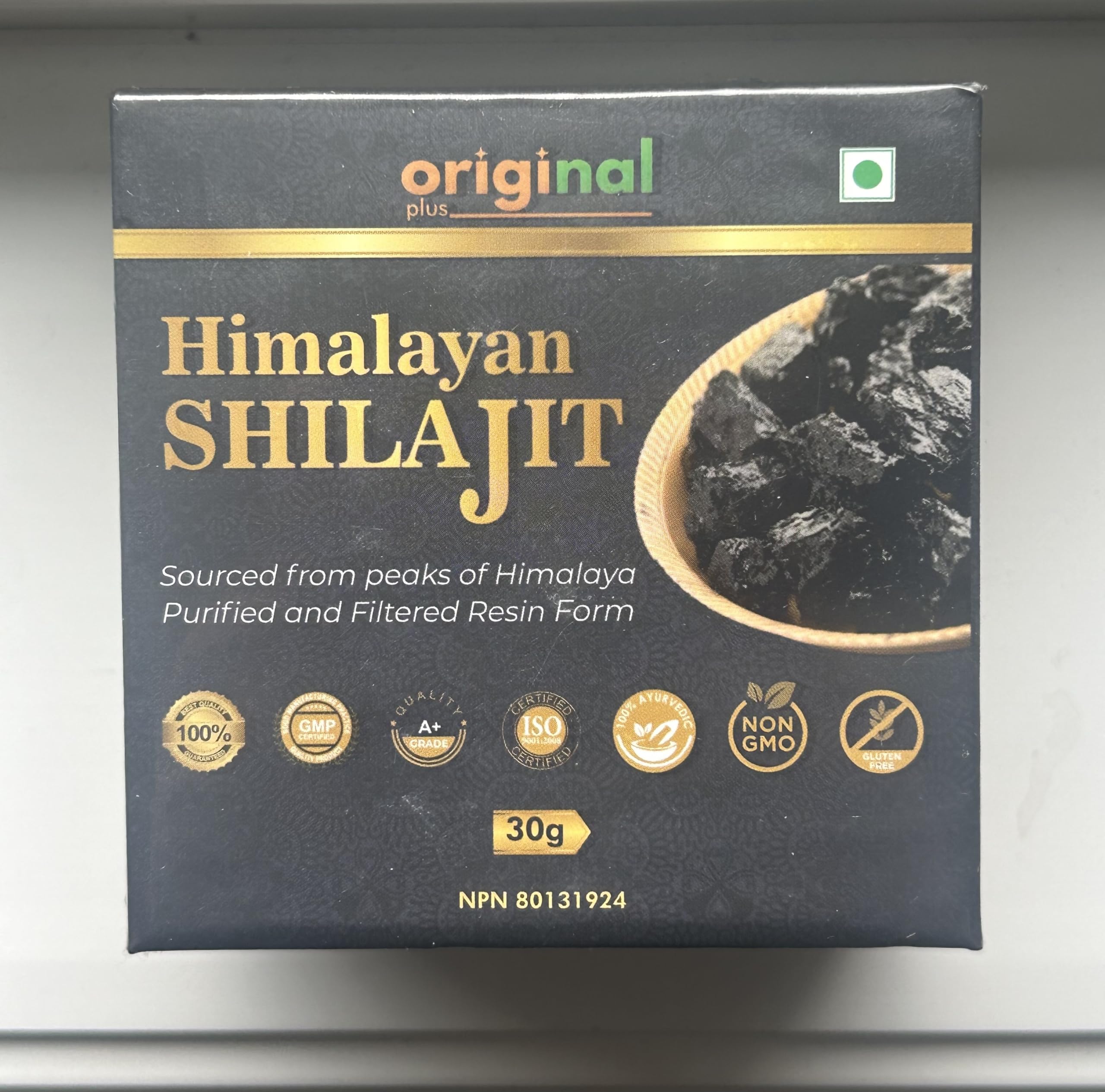 Original Plus Pure Himalayan Shilajit | 100% Pure Resin 30 G | 1000mg Potency