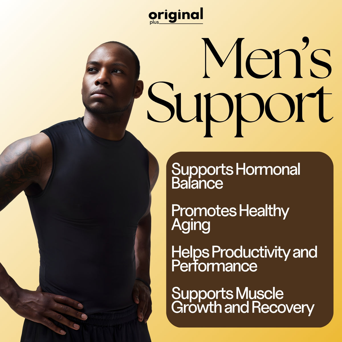 Original Plus 16-in-1 Ashwagandha, Maca, Fenugreek & Tongkat Ali Capsules for Men & Women | 9256mg High-Potency, Tribulus, Ginseng, Horny Goat Weed, | Endurance, Male/Female Vitality, Libido & Energy Support | 90 Day Supply |