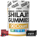 Himalayan Shilajit Gummies 1000mg Potency | Organic & Natural | For Energy, Strength, and Vitality | 85+ Trace Minerals & Fulvic Acid | For Men & Women | 90 Gummies | Original Plus